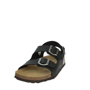 Sandalo Basso da Uomo Grunland SB3645-40 in Pelle Nera, Comfort per Uso Esterno - Product Image 6