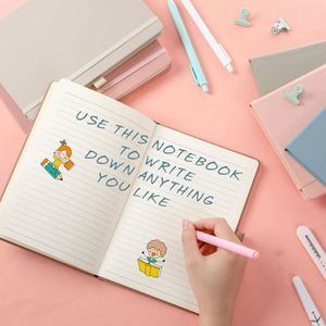 สมุดโน้ตปกแข็งหนัง PU ขนาด A5 แบบมีเส้นบรรทัด พิมพ์ลายตามสั่ง MOQ ต่ำ 100 แผ่น ได้รับการรับรองมาตรฐาน BSCI สำหรับนักเรียน - Product Image 2