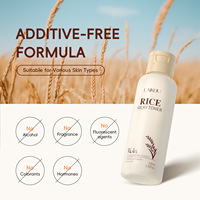 LAIKOU Produits biologiques Toner multifonctionnel Réduire les pores Hydratation Huile apaisante Équilibre Rafraîchissant Visage Peau Riz Lotion lactée
