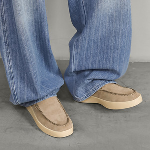 Mocasines de Cuero Transpirables para Hombre, Zapatos Sin Cordones con Aumento de Altura y Función Antideslizante - Product Image 2