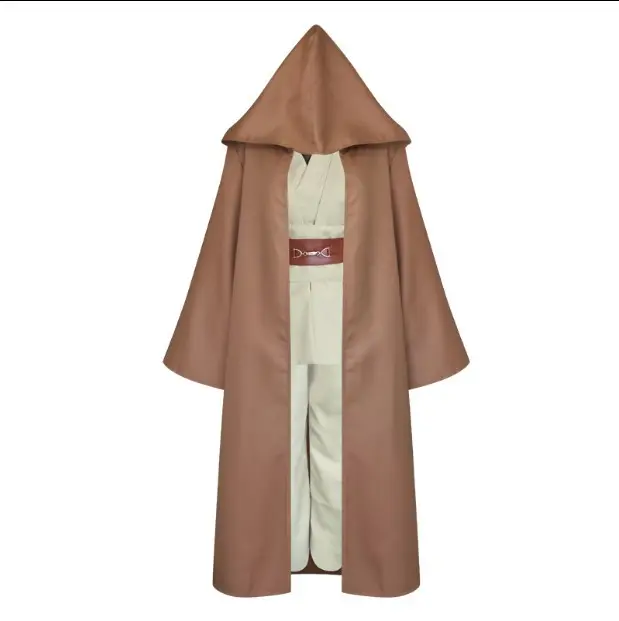 Movie Star Jedi Knight Costume Cosplay Mace Windu Robe Obi Wan Kenobi Wars Uniform Anakin Skywalker Outfits Cloak Halloween Men