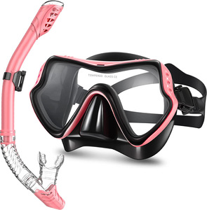 Set masker <span class=keywords><strong>Snorkel</strong></span> selam Scuba silikon, kualitas tinggi, Kit <span class=keywords><strong>Snorkel</strong></span> atas kering, masker renang <span class=keywords><strong>2</strong></span> lensa Anti kabut, Set <span class=keywords><strong>Snorkel</strong></span> selam terbaik dewasa - Product Image 4