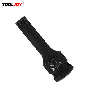 Socket Wrenches Torque Screwdriver Socket <strong>M14</strong> <strong>Spline</strong> <strong>Bit</strong> Socket Nut Setters Flower Shape Suite Adapter Sleeve Tool - Product Image 1