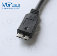 Grosir 1M 1.5M USB 3.0 kabel Data Usb 3.0 kabel HDD seluler USB 3.0 A laki-laki ke mikro B kabel Usb untuk Printer HDD