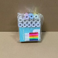 Printer Thermal Mini Portabel Hotsale C9B 5 Kertas Cetak 5 Pita Perekat 3 Kertas Warna Stok / Antarmuka USB