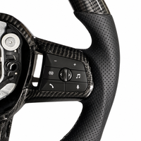 Volant de voiture personnalisé avec écran LED en suède et fibre de carbone, accessoires pour BMW Série 6 E64 630i 645ci 650i