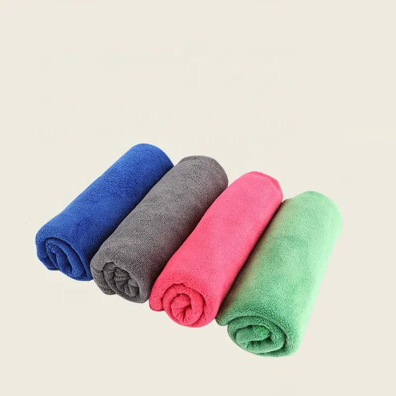 80% Polyester 20% Polyamide Kleurrijke Microfiber Doek Keuken Microfiber Handdoek Microfiber Auto Schoonmaak Handdoek