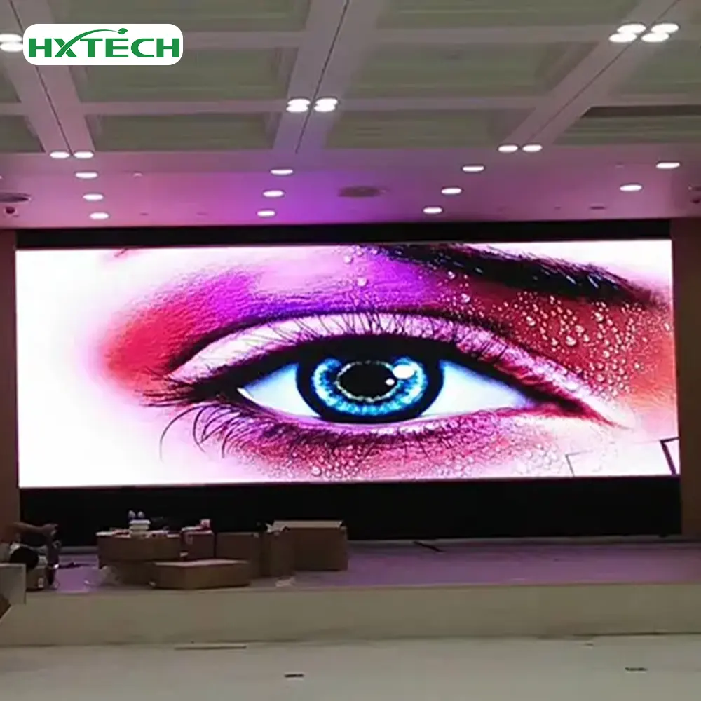 แผงหน้าจอแสดงผลแบบ LED ติดในอาคาร P4วิดีโอ HD P3 P2.5ประสิทธิภาพสูง