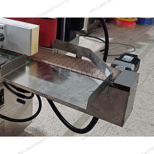 Machine d'étiquetage automatique de bouteilles hexagonales <span class=keywords><strong>360</strong></span> °   Étiqueteuse enveloppante pour bocaux hexagonaux en verre / carrés / contenants irréguliers - Product Image 4