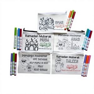 Bolsas de Regalo de Algodón Personalizadas con Actividades Islámicas, <span class=keywords><strong>Bolsa</strong></span> de Regalo <span class=keywords><strong>para</strong></span> Fiesta de Ramadán, Bolsas de Regalo con Cordón de Algodón <span class=keywords><strong>para</strong></span> Ramadán - Product Image 1