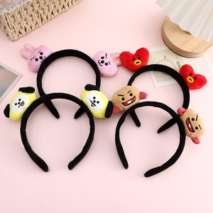 Diadema con diseño de personajes de dibujos animados BT21 Koya RJ Shooky Man Tata <span class=keywords><strong>Chimmy</strong></span> Cooky, accesorio decorativo de animación secundaria - Product Image 3