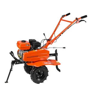 Farm Garden Home Use Petrol Power 5.5HP 212CC 38 Inch Chain Driven Paddy Field Multifunctional Tiller Cultivator