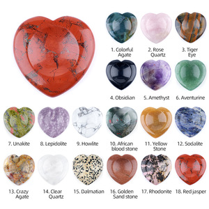 Piedra de Cuarzo Natural de 40 mm con Forma de Corazón, Tallada y Pulida, para Terapia de Sanación - Product Image 5