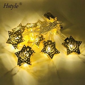 Décorations lumineuses en forme de lune et d'étoile Eid, accessoires <span class=keywords><strong>pour</strong></span> Ramadan Eid Mubarak, <span class=keywords><strong>pour</strong></span> la maison, fêtes musulmanes, Ramadan HNL210 - Product Image 3