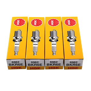 หัวเทียนแท้ NGK รุ่น BKR6E |   การอัพเกรดประสิทธิภาพการใช้น้ำมันเชื้อเพลิง เครื่องยนต์เทอร์โบ การจุดระเบิดที่เสถียร ชิ้นส่วนตอบสนองคันเร่งที่รวดเร็ว 6962 - Product Image 1