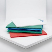 Feuilles séparatrices en PP, bords scellés couleur, matériau plastique PP, panneaux alvéolés double paroi en Coroplast
