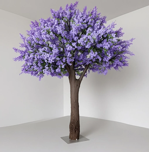 Árbol de <span class=keywords><strong>Jacaranda</strong></span> Artificial resistente a los rayos UV paisaje interior al aire libre exposición boda evento Fiesta decoración púrpura flor árbol - Product Image 2