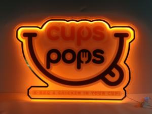 Livraison rapide, panneau acrylique professionnel d'usine, lettres LED personnalisées, enseigne au néon, <span class=keywords><strong>éclair</strong></span>age acrylique pour la décoration de fête - Product Image 2