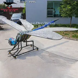 Outdoor Playground Life Size Robot Insect Model Animatronic Insects