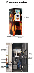 Distributeur automatique de café <span class=keywords><strong>instantané</strong></span> en 30 secondes, distributeur de boissons chaudes et froides, système de paiement multiple sans argent liquide - Product Image 3