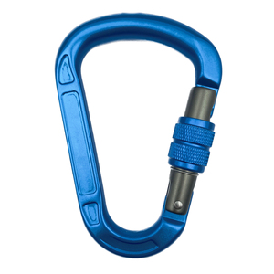 CLIWIZ <span class=keywords><strong>HMS</strong></span> Belay Screw Mosquetón de aluminio personalizado 22kN Mosquetón de escalada Gancho a presión SGM7122B - Product Image 2