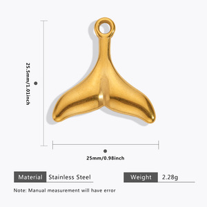 Großhandel Direkt vertrieb Edelstahl Starfish Shell Anhänger Halskette und Ohrringe 18 Karat vergoldet Ocean Schmuck Zubehör - Product Image 4