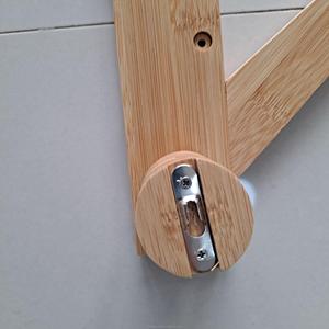 Wall Mounted Coat Rack Tree Branch Design 6 <b>Hooks</b> Solid Wood Natural Color For Entryway Wall Storage - Product Image 3