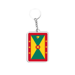 Acrylic Keychains & Pendants Light Keychains Grenada Flags Various Countries Accessories for Fans - Product Image 1