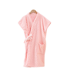 Peignoir Chu Hui à motif nuage en microfibre, chaud et absorbant pour l'hiver, taille couple - Product Image 5