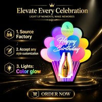 Bouteille d'affichage à LED Offres Spéciales pour porte-champagne accessoire de base de vin lumineux pour les décorations de fête d'anniversaire de boîtes de nuit