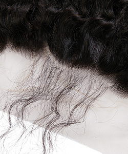 Vente en gros de paquets de tissage à double trame de machine de cheveux humains brésiliens vierges Remy 13*6 transparents pour cheveux - Product Image 6