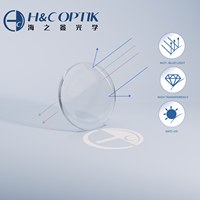 Lentes Ópticas H&C Optik 1.56 Transparentes con Filtro de Luz Azul Fotocromáticas SHMC, Diámetro de 72 mm
