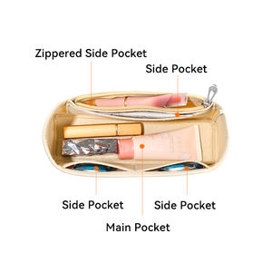 <span class=keywords><strong>Bolsa</strong></span> <span class=keywords><strong>de</strong></span> Maquillaje <span class=keywords><strong>de</strong></span> Fieltro Personalizada en Oferta, Bolsas <span class=keywords><strong>de</strong></span> Cosméticos <span class=keywords><strong>de</strong></span> Fieltro, Bolso Interior <span class=keywords><strong>de</strong></span> <span class=keywords><strong>Viaje</strong></span>, Bolso <span class=keywords><strong>de</strong></span> Mano Portátil, Organizador <span class=keywords><strong>de</strong></span> Almacenamiento - Product Image 3