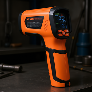 Termómetro infrarrojo Vevor con láser dual, sin contacto, tipo pistola, con emisividad ajustable para metal, de 40 a 2732 °C - Product Image 2
