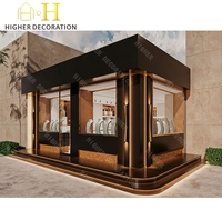 Meubles de magasin de bijoux sur mesure, vitrine d'exposition en verre avec éclairage LED haut de gamme pour boutique de bijoux