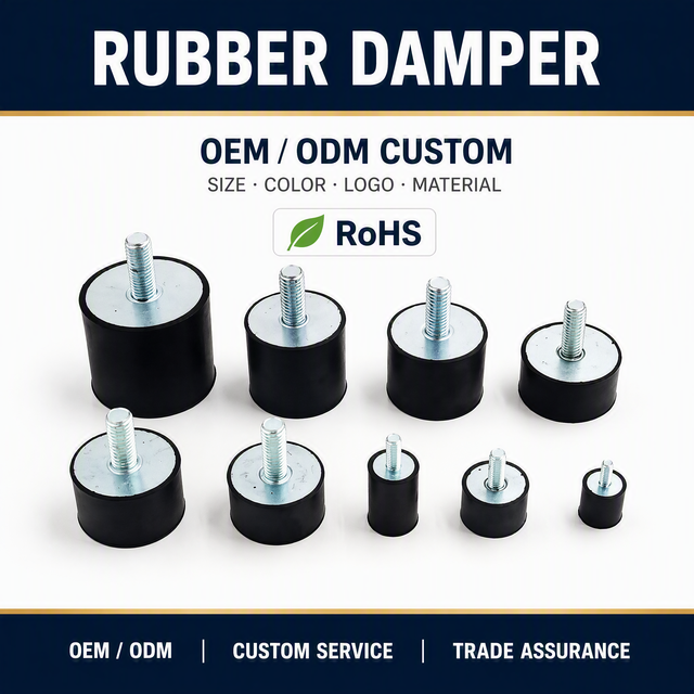 Eco-Friendly ZL/OEM Customizable Logo Long Life High Quality Natural Rubber Vibration Damper for Heavy Duty Truck Spare Parts