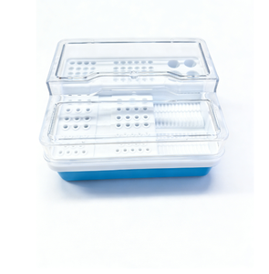 Caja <span class=keywords><strong>de</strong></span> esterilización autoclavable para instrumentos dentales <span class=keywords><strong>de</strong></span> endodoncia, soporte para fresas <span class=keywords><strong>de</strong></span> diamante, limas <span class=keywords><strong>de</strong></span> conducto radicular, puntas <span class=keywords><strong>de</strong></span> gutapercha y organizador <span class=keywords><strong>de</strong></span> fresas - Product Image 3