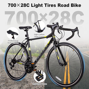 จักรยานเสือหมอบ WEIZE 700C ระบบเกียร์ Shimano 14 สปีด แฮนด์ดรอปบาร์ สำหรับการเดินทางในเมือง พร้อมตะเกียบเหล็ก - Product Image 4
