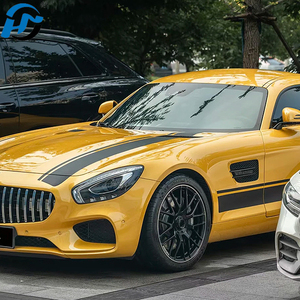Venta al por mayor PET TPU Cast Foshan Factory's HD brillante metálico Arce oro amarillo coche envoltura vinilo 1.52X1 8M/5X60FT un coche pegatinas - Product Image 5