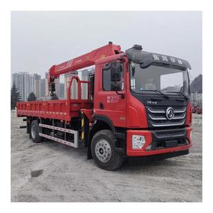 דונגפנג 12 טון משאית רכוב קסיס משאית מנוף עם מנוף - Product Image 1