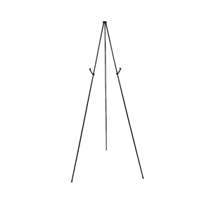 63inch cao gấp ngay lập tức Áp phích hiển thị giá vẽ đen thép kim loại telescoping nghệ thuật hiển thị dễ dàng lắp ráp với mang túi - Product Image 3