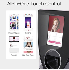 Smart 3D DIY Nail Printer Machine Fully Automatic Nail Art Machine All-in-One Manicure Printer <b>WiFi</b> Connection - Product Image 5