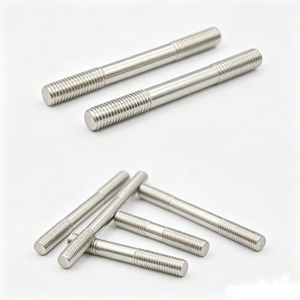 Boulon à double extrémité en acier inoxydable 304, <span class=keywords><strong>tige</strong></span> d'extension <span class=keywords><strong>filetée</strong></span> des deux côtés, longueur et <span class=keywords><strong>diamètre</strong></span> de filetage OEM pour la fixation d'équipements mécaniques - Product Image 2
