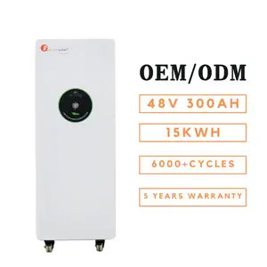 15kw Lithium Battery 48v 5kw 10kw 20kw 30kw For Solar System 5 Years Warranty Lithium Battery 48v 300ah Lifepo4 Batteries