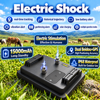Traceur GPS portable et rechargeable pour animaux, étanche, avec fonction de gestion par choc électrique, pour le bétail