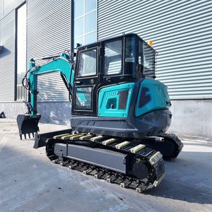 รถขุดขนาดเล็กแบบตีนตะขาบ LOGWAY รุ่นใหม่ 6.5 ตัน ขับเคลื่อนได้ทุกพื้นผิว ได้รับการรับรองมาตรฐาน CE Euro 5 รถขุดไฮดรอลิกขนาดกะทัดรัด - Product Image 2