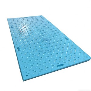 Tapis <span class=keywords><strong>de</strong></span> protection <span class=keywords><strong>de</strong></span> sol en HDPE 4x8, tapis <span class=keywords><strong>de</strong></span> route pour pavés boueux, feuille <span class=keywords><strong>de</strong></span> polyéthylène, tapis <span class=keywords><strong>de</strong></span> route temporaire pour la construction - Product Image 3