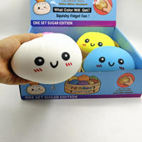 Jouet Squishy en TPR à Rebond Lent, Style Chignon Mignon, pour Jeunes et Adultes, Idéal pour la Maison, le Bureau, les Voyages, les Loisirs et comme Cadeau