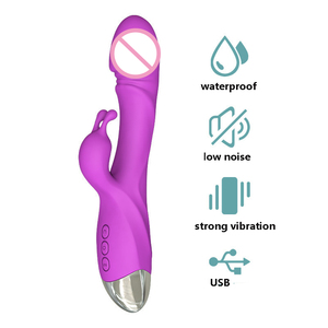 Vibrateur lapin <span class=keywords><strong>Amazon</strong></span> 10 vitesses, fournisseur de gode fin pour homme, vibrateur lapin pour femme, jouet sexuel pour adultes pas cher - Product Image 3