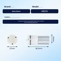 Pompe à vide d'oxygénation pour aquarium HR370, pompe à vide pour appareil de beauté, pompe à vide pour tire-lait, micro-pompe à air, débit maximal 3,5